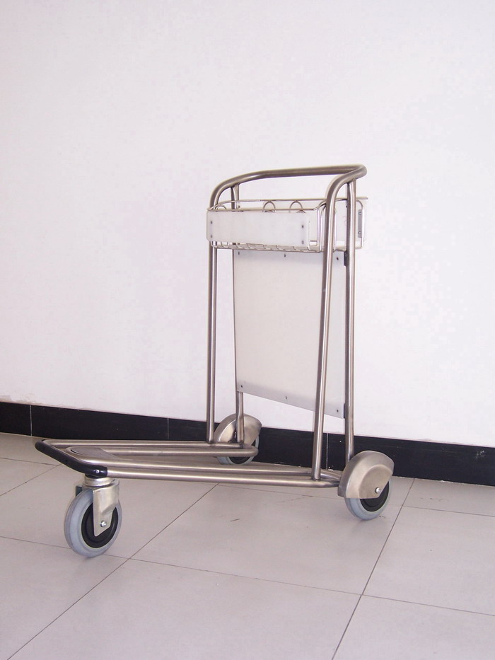 Stainless Steel Airport Luggage Cart