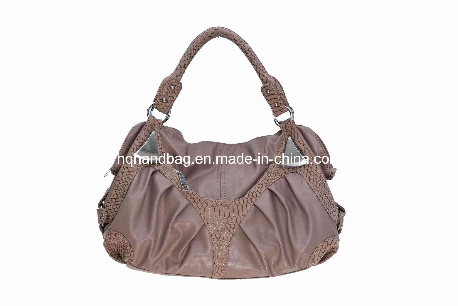 Brown PU Ladies' Handbag (HQ-M033)
