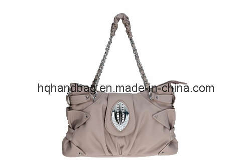 Grey PU Fashion Ladies' Handbag (HQ-M003)