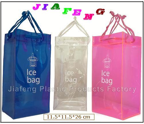 Foldable and Waterproof PVC Cooler Bag With Drawstring Handle