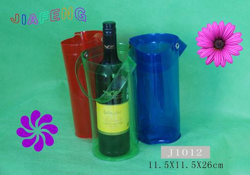Cylinder PVC Cooler Bag With Fashion Design for Wine